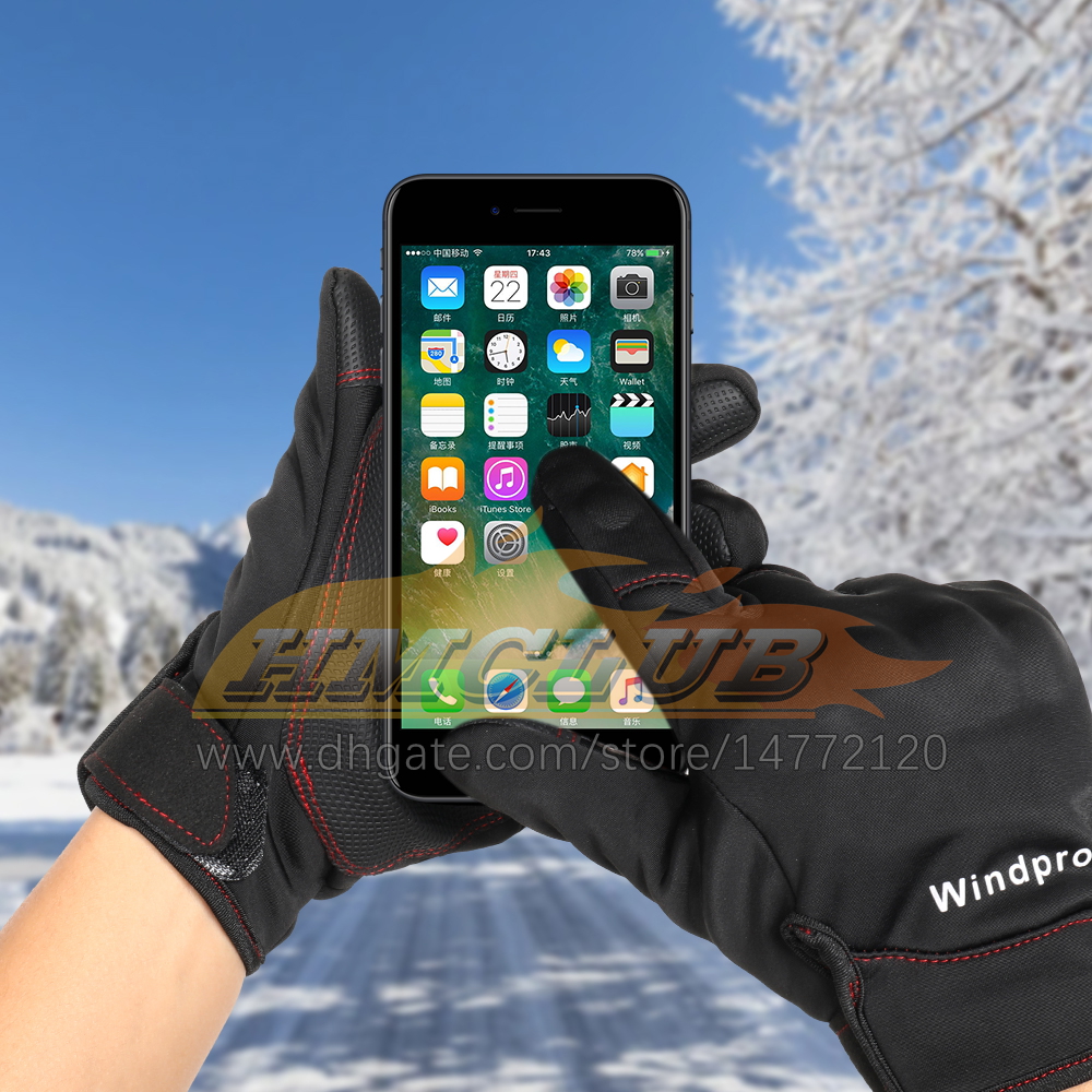 ST16 Touchscreen Motorradhandschuhe Moto Motocross Winter Wärme Nicht-Rutsch-Motorrad Reitbiker Windproof Schutzausrüstung Männer Frauen Frauen