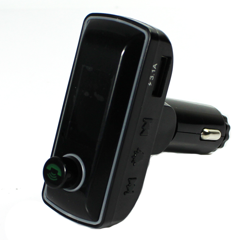 F12 Transmetteur FM Bluetooth pour voiture Chargeur de voiture Kit de charge rapide Lecteur modulateur MP3 Récepteur audio mains libres sans fil U Disk avec lampe d'ambiance