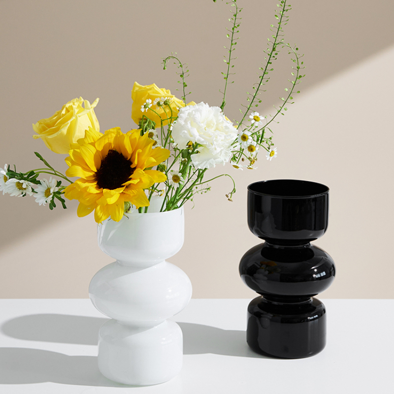 Vases Glass Nordic Home Decoration Room Flower Pot Desktop 221108