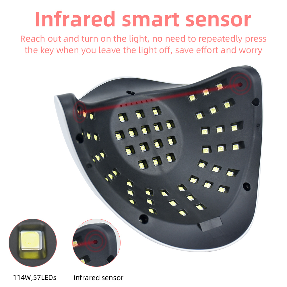 Ногтевые сушилки Pro UV светодиодная мощность для All Gel Plack Dryer Auto Sensor Sun Led Light Art Tools 221107