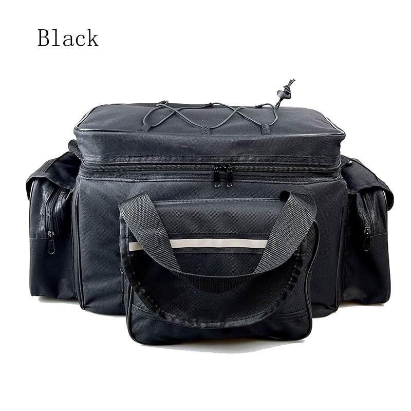 Fishing Accessories 50x30x25cm Waterproof Bag Nylon Large Capacity Multi-Purpose Tackle Two-Layer Outdoor Shoulder s X429 221107