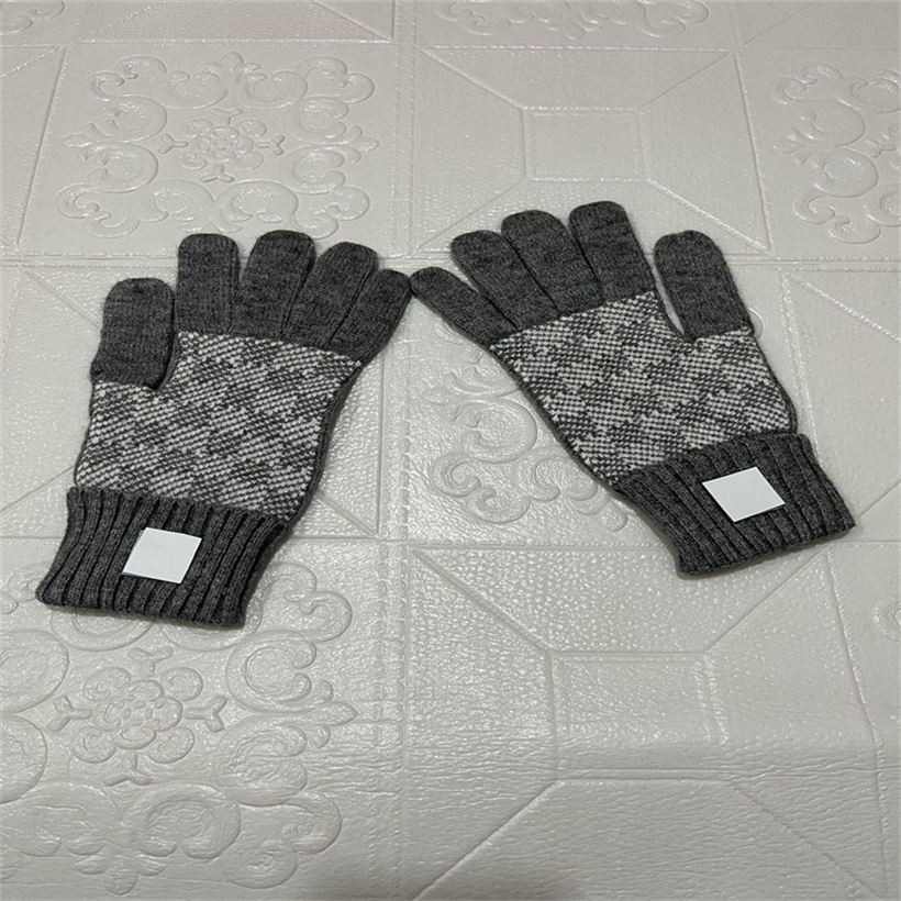 NEUE warme gestrickte Winter-Fünf-Finger-Handschuhe für Männer, Frauen, Paare, Studenten, halten Sie warm, volle Finger-Fäustlinge, weich, sogar mean274G