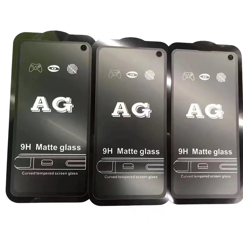 AG Volledige hoes anti vingerafdrukscherm Bescherming Matte Glas voor iPhone 14 Max 13 12 Pro Max XR XR 7 8 11