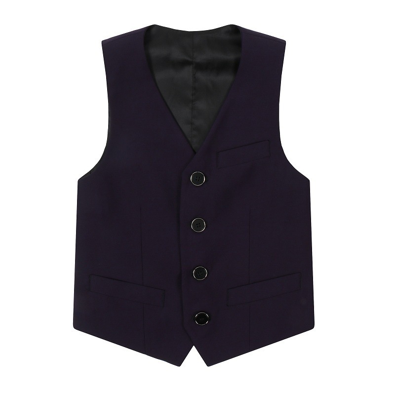 Gilet Boy Silver Gold Sparkly Color Vest Costumi di scena Taglia 100-150T Blazer belli Qualità Bianco Blu Rosso Rosa Nero 221109