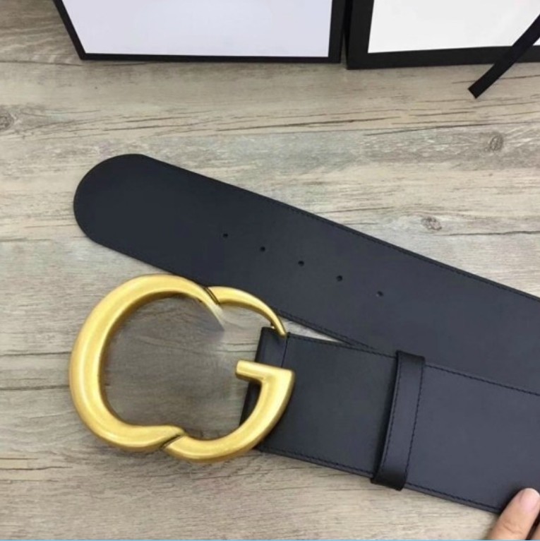 Designe Belts 2023 Style Lady Fashion Belt Women Wide 7 0 cm Grandna in pelle grande ragazza Designer Genuine con Box234y