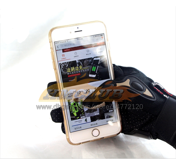 ST106 SLACE Toque luvas de motocicletas Luva Motoqueiro Guantes Moto MOTO MOTOCICLETA LUVAS DE MOOTO MOTO MOTOCROSS Luvas 01cp Gants Moto