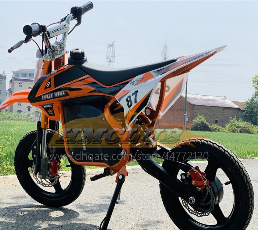 2022 Power-Driven Mini Electric Motorcykel ATV Off-road fordon Apollo Mountain Bike Boys Girls Present Små sport Kart Children Racing Electrical Motobike