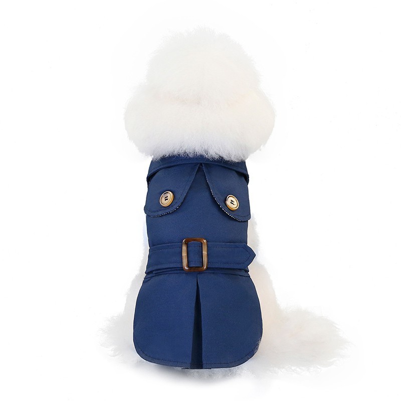 Ropa para perros Estilo británico Ropa para mascotas Invierno Espesar Chaqueta Abrigo Disfraces Sudaderas con capucha para cachorros pequeños Ropa para gatos 221109