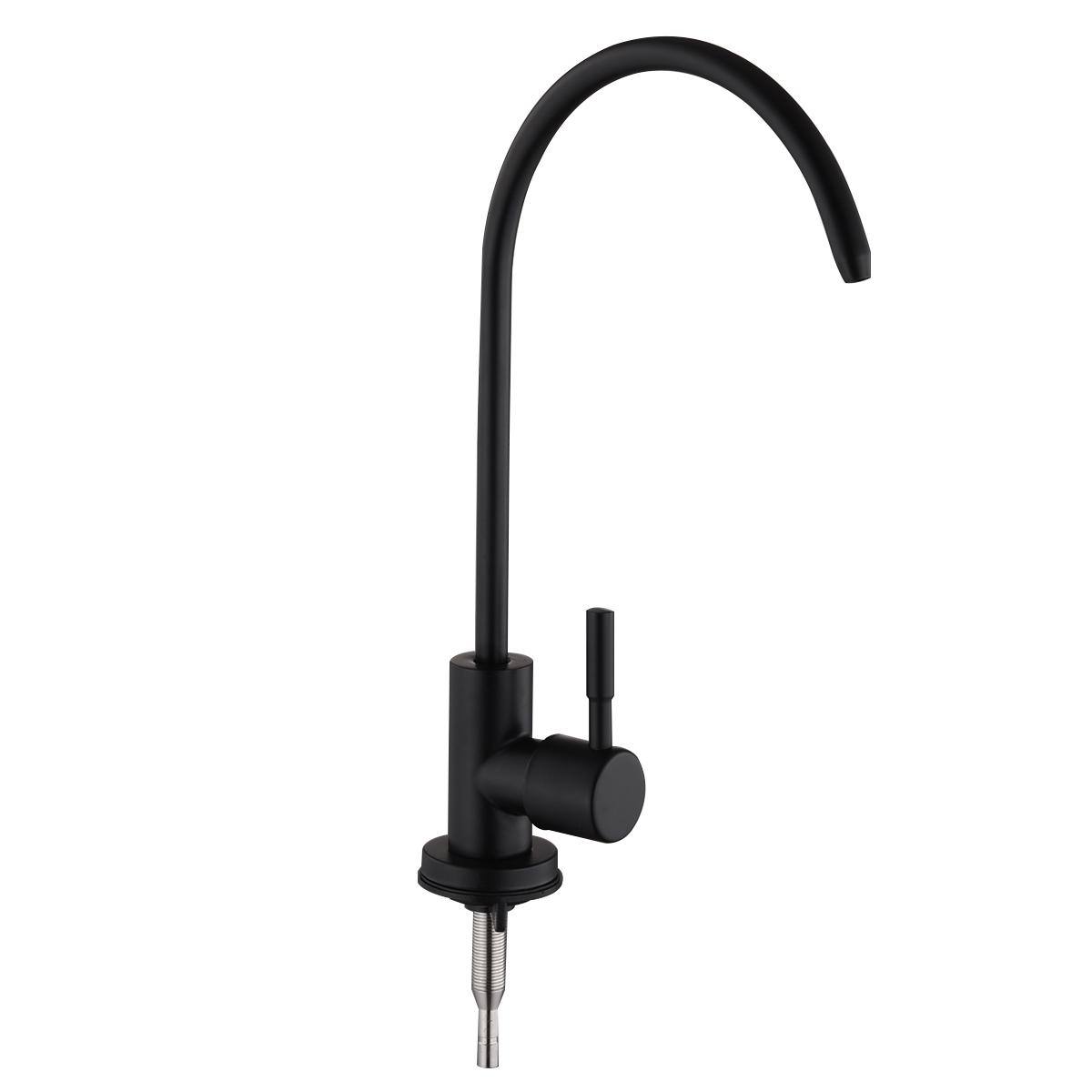 Kitchen Faucets Matte Black 1/4" Direct Drinking Tap RO Purify System Reverse Osmosis Sink Faucet Single Handle 221109