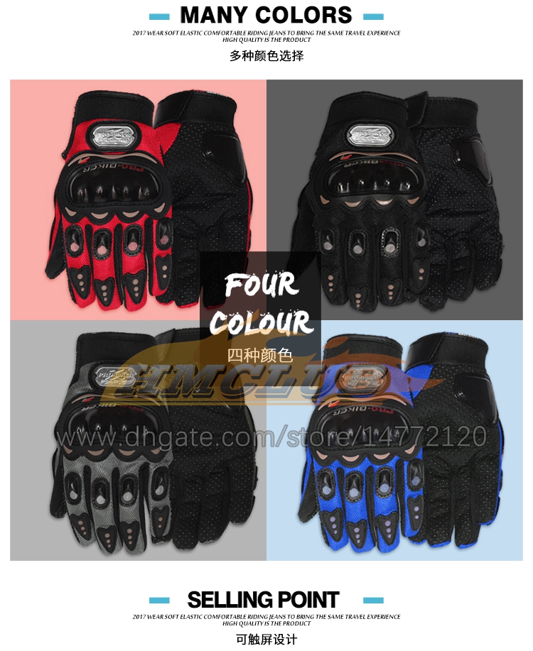 ST106 스크린 터치 오토바이 장갑 Luva Motoqueiro Guantes Moto motocicleta luvas de moto cycling motocross 장갑 01CP Gants Moto