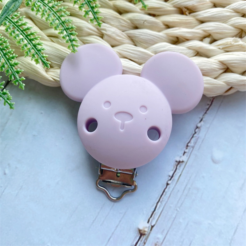 Baby Teethers Toys Pacifer Clips Perle Silicone Mouse Teether beads DIY Dummy Chain Nursing for Pacifier Accessories 221109