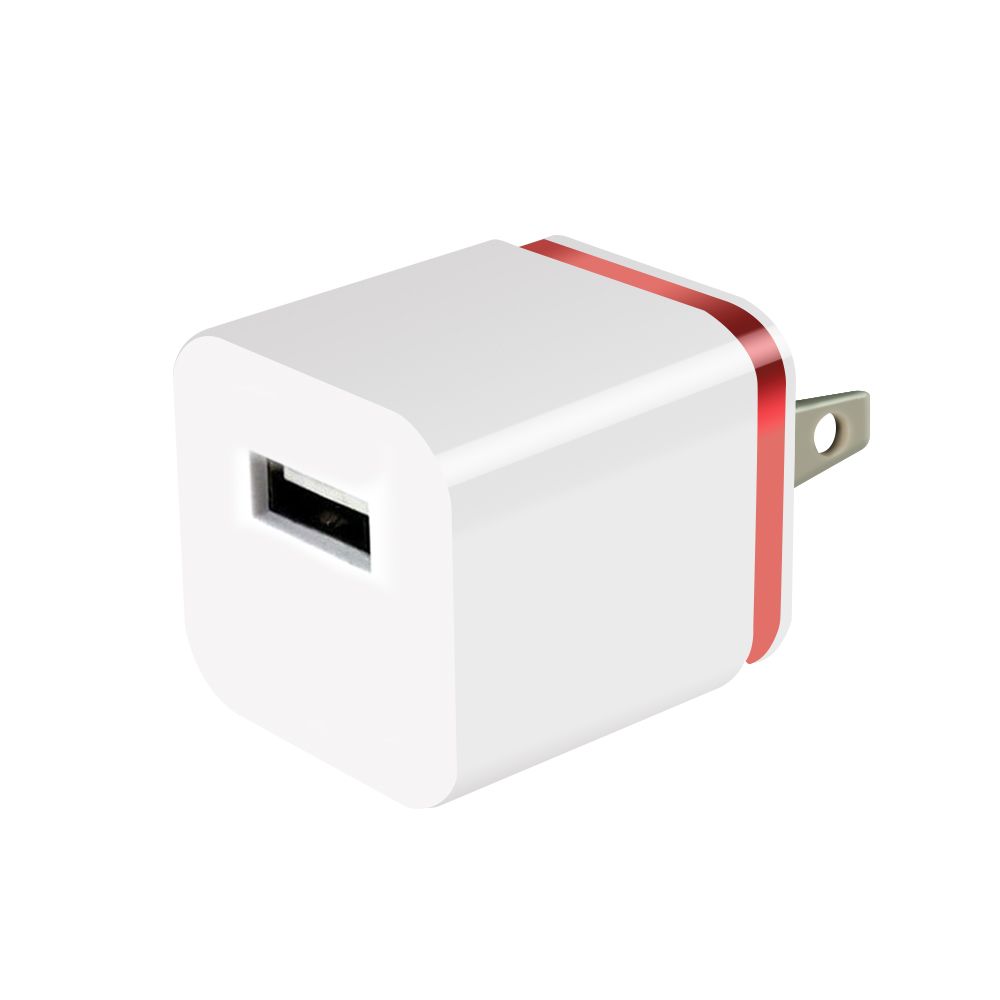Pojedyncza ładowarka ścienna USB 5V 1A AC Home Travel Power Adapter US Plug do uniwersalnego smartfona Android Chargers