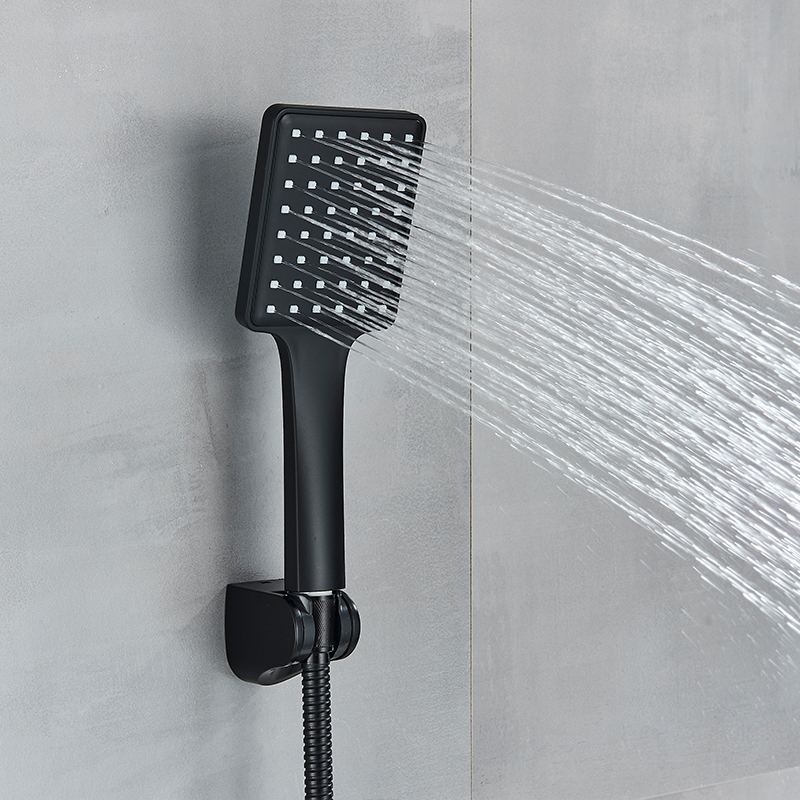 Other Faucets Showers Accs Matte Black Bathtub Waterfall Wall Mounted Cold Water Mixer For Bathroom Chrome Bath 221109