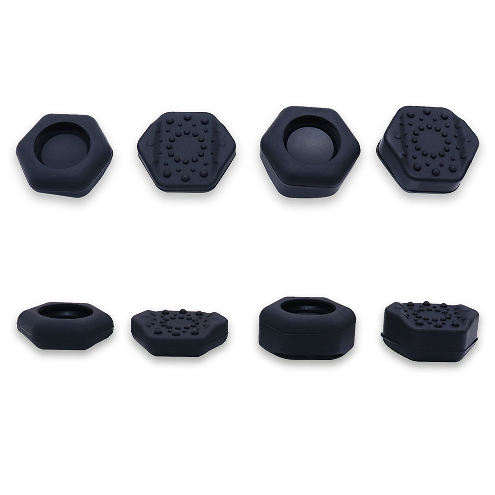 2 stksnieuwigheid siliconen analoge thumbstick greep joystick cover voor ps5 ps4 xbox -serie x één switch pro thumb stick grip caps snel schip