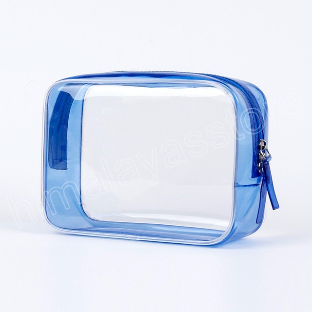 PVC Sac de maquillage transparent PVC Organisateur de voyage Transparent Sac de cosm￩tique Case de beaut￩ Sac de toilette Maling Up Sacs de lavage