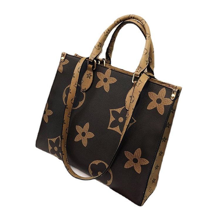 Högkvalitativ kvinnors totes designer väskor trend färg matchande design mode damer handväska handväska stor kapacitet casual topp lady ba2304
