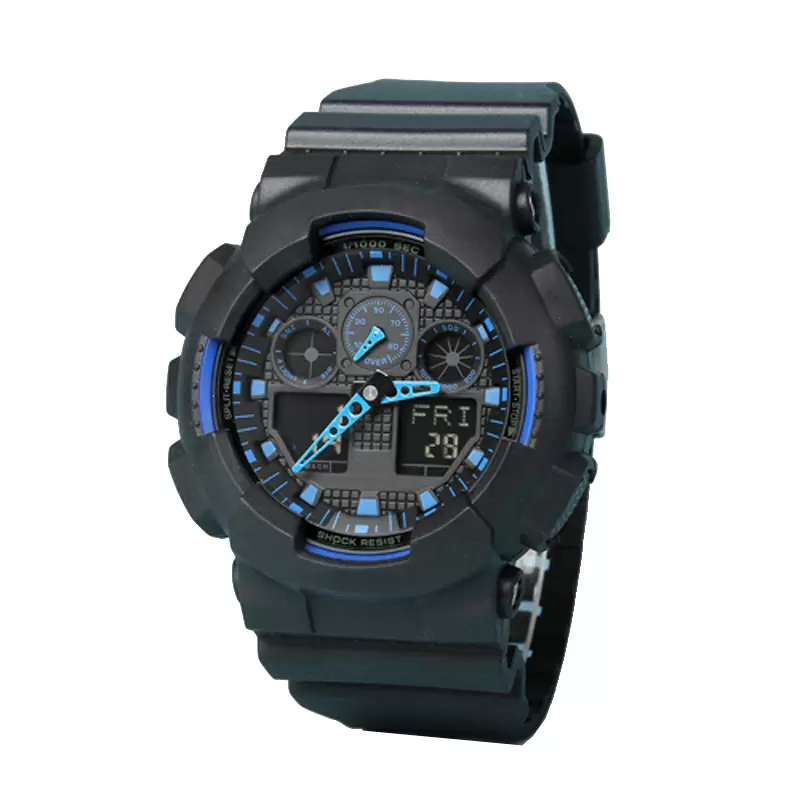 Sport Quartz Digital Men's Watch Watch Waterproof World Time Full Full Full Ies Out Watch Large Dial Automatic Hand Light Oak Series