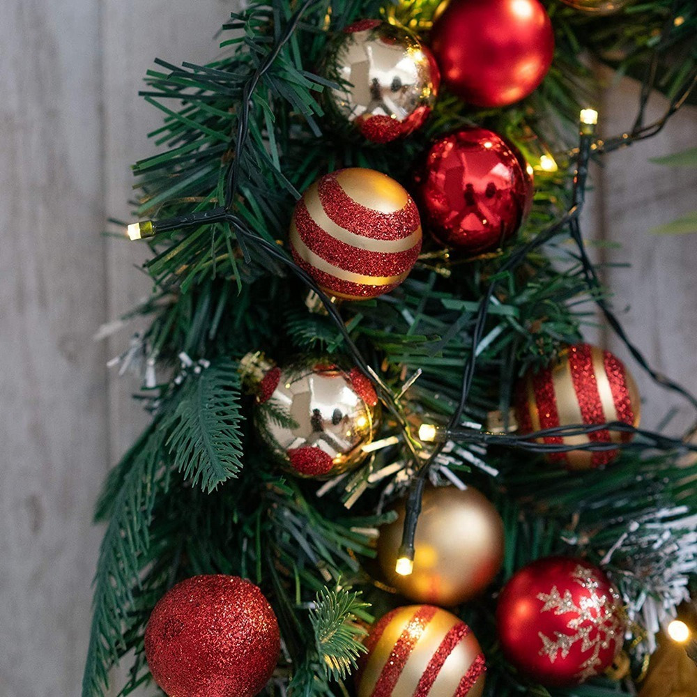 Kerstdecoraties 50 stks 4 cm ballen decoratie hanger Arbol de Navidad Tree Xmas Ball Set Home Decor 221109