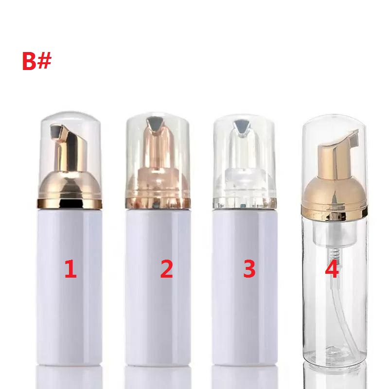 Flacon vaporisateur vide en plastique transparent de 60 ml Bouteilles de parfum à brume fine Eau pour la réalisation d'un assainisseur d'air Aiguille Bouchons à l'épreuve des enfants 2 oz 60 ml Pompe à lotion moussant