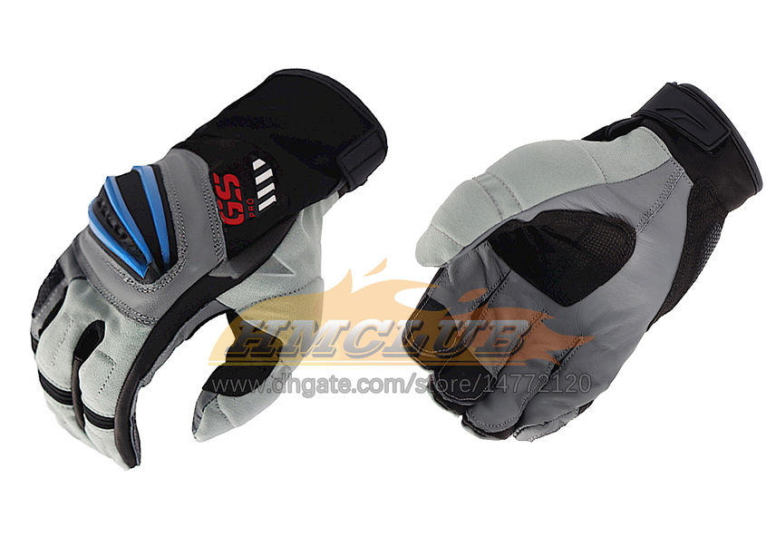 ST298Neue 2018 Motorrad Rally Handschuhe für BMW Motocross Motorrad Off-Road Racing Handschuhe Radfahren für alle Jahreszeiten