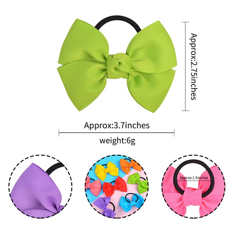 Cute Baby Hair Rings Bow Infant Neonato Decorazione Fasce capelli elastiche Corda capelli bambini Accessori capelli bambini i