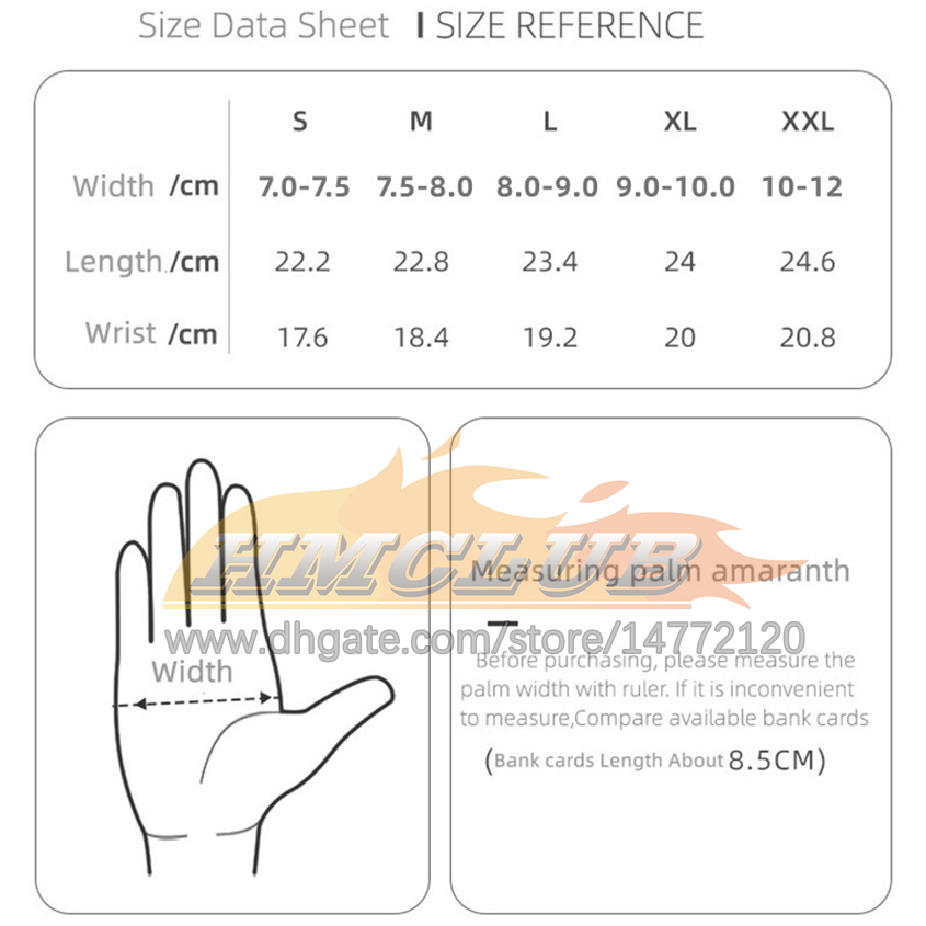 ST45 Motorradhandschuhe Winter Sommer Atmungsaktive stoßfeste Fahrradhandschuhe Outdoor Motorrad Touchscreen-Handschuhe Fahrradhandschuh