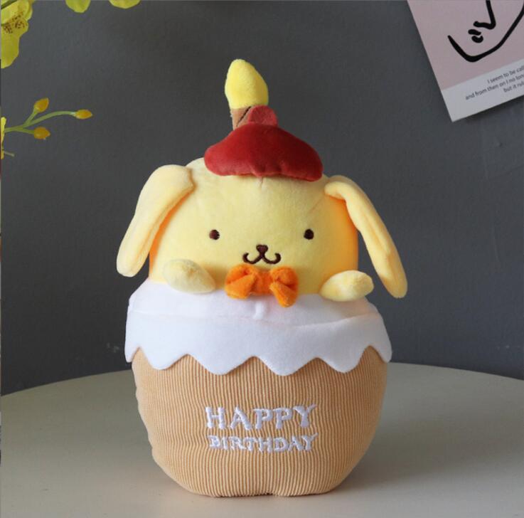 Chantez une chanson de joyeux anniversaire kouromie en peluche jouet en peluche en peluche peluche de 20 cm oreiller