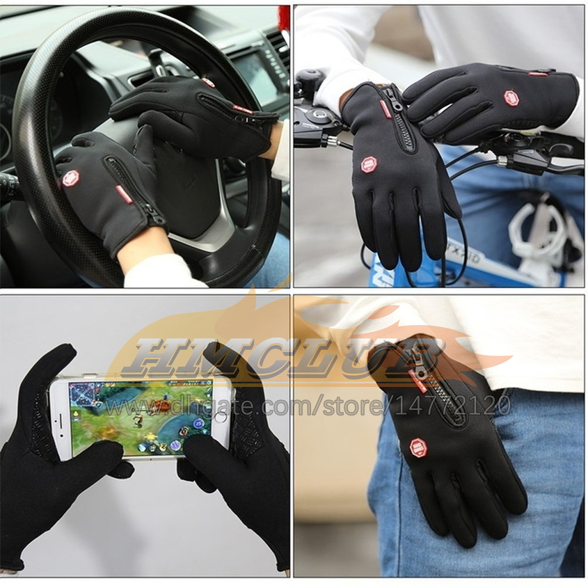 ST37 gants de Moto à écran tactile pour hiver gants de Moto gants de Sport en plein air chaud femmes homme anti-dérapant imperméable