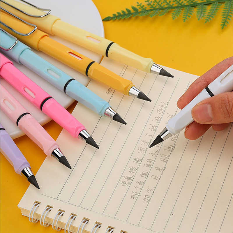 PCSSet Unlimited Eternal New Pencil No Ink Writing Magic For Art Sketch Stationery Kawaii Pen School Supplies