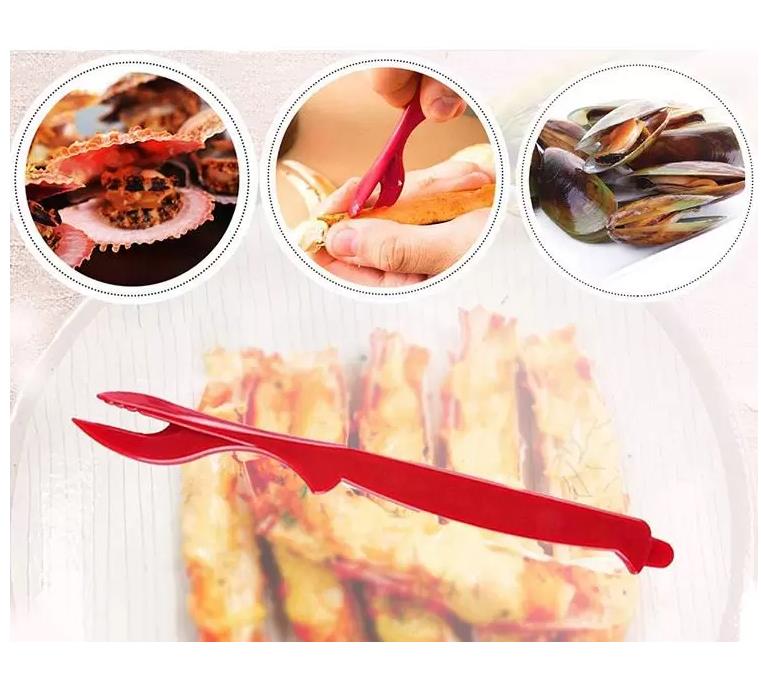 Kitchen Tools Seafood Crackers Lobster Picks Tool Crab Crawfish Prawns Shrimp - Easy Opener Shellfish Sheller Knife SN159