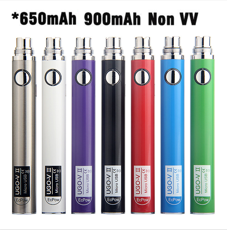 EVOD UGO V3予熱VV気化器バッテリー1100 900 650MAH可変電圧Eタバコ510スレッドVAPEペンE-CIG USB CHARGER EGO-T MT3 CE4 CE5