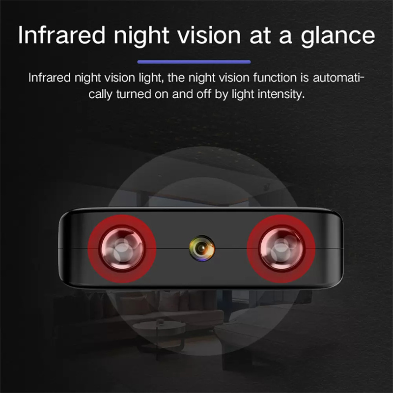 4K Full HD 1080p Mini IP Cam XD WiFi Night Vision Camera IR-Cut Motion Detection Security Camcorder HD Video Recorder