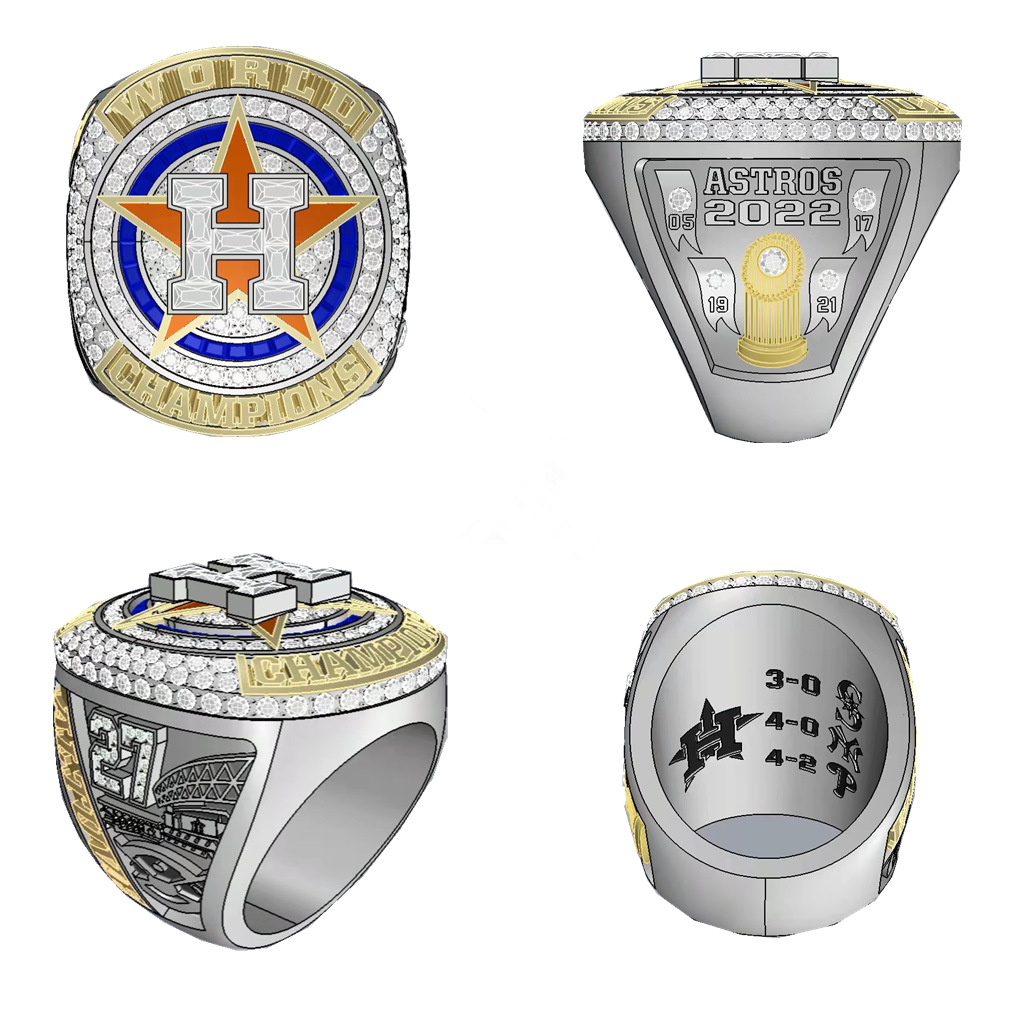 2021-2022 Astros World Houston Baseball Ring NO.27 ALTUVE NO.3 FANS Gift Size 11#5094467