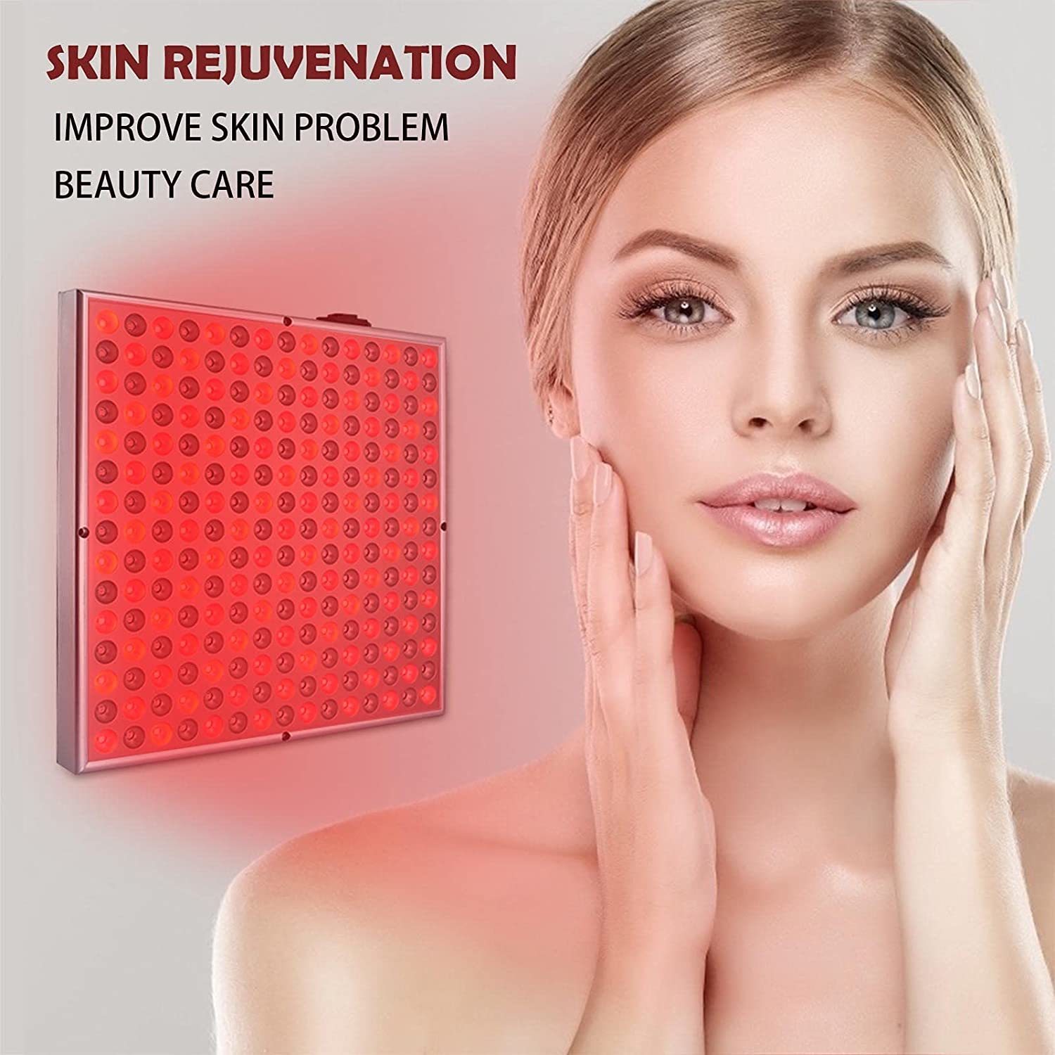 Face Care Devices Anti Aging 225LEDS Red Led Light Therapy Deep 660nm and Near Infrared 850nm for Full Body Skin Pain Relie 221109