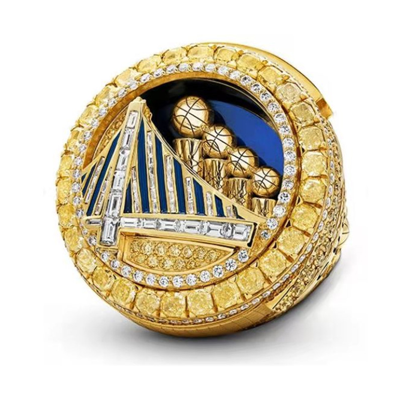 Bague Curry Basketball Warriors m avec boîte d'affichage en bois, Souvenir pour hommes, cadeau pour fans, bijoux 3904061, 2022