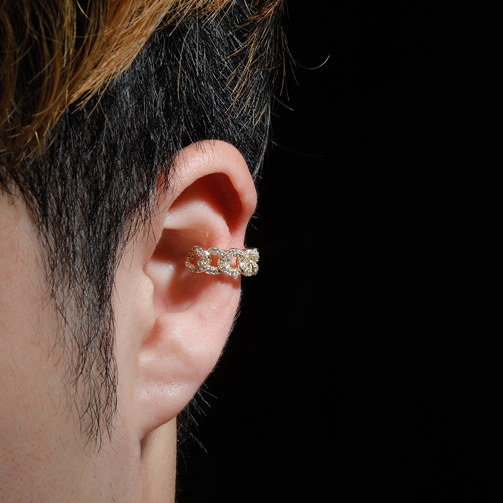 耳のカフトップグリルズ女性用の小さなクリップイヤリングヴィンテージシンプルなゴールドゴールドジュエリーアクセサリー221109165594