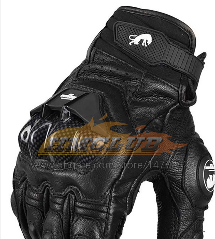 ST48 Guanti da moto da uomo in vera pelle di alta qualità guanti da moto Protezione Racing MOTO