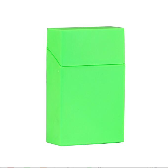 Latest plastic Cigarette Case Storage Box Capacity Holder Clamshell multiple colors Smoking Accessories Tool