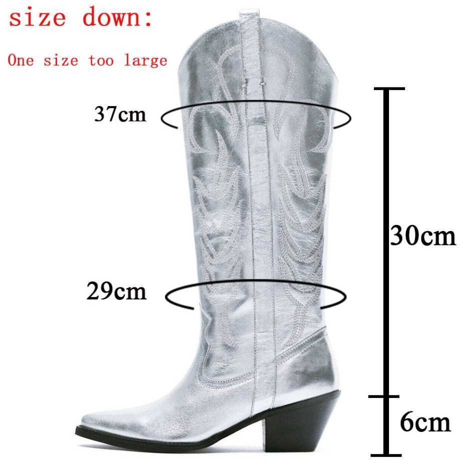 Boots Cowgirl Women Western Boots 2022 Brand New Fashion Cool Cowboy Women Knee-high Boots Great Quality Comfy Women ShoesG221111