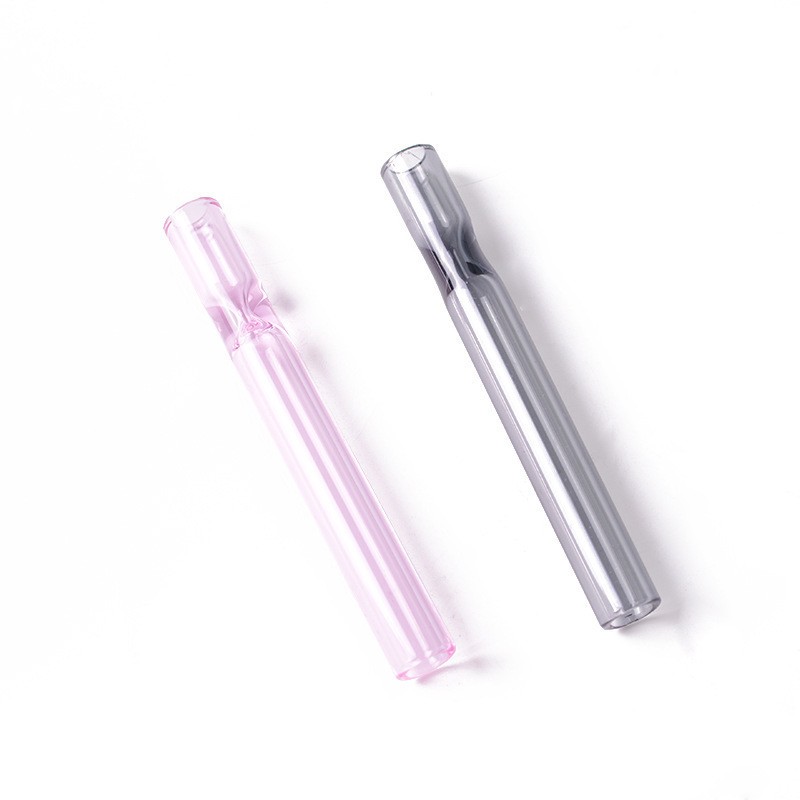 Pyrex Glass One Hitter Tipe Bat Accessories 4 -дюймовый красочный прозрачный палочке