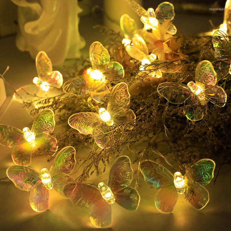 Dizeler LED String Lights Kağıt Vinçler Kapalı Pil Çelenk Noel Dekor Tatil Sevgililer Günü Partisi Düğün Noel Peri239t