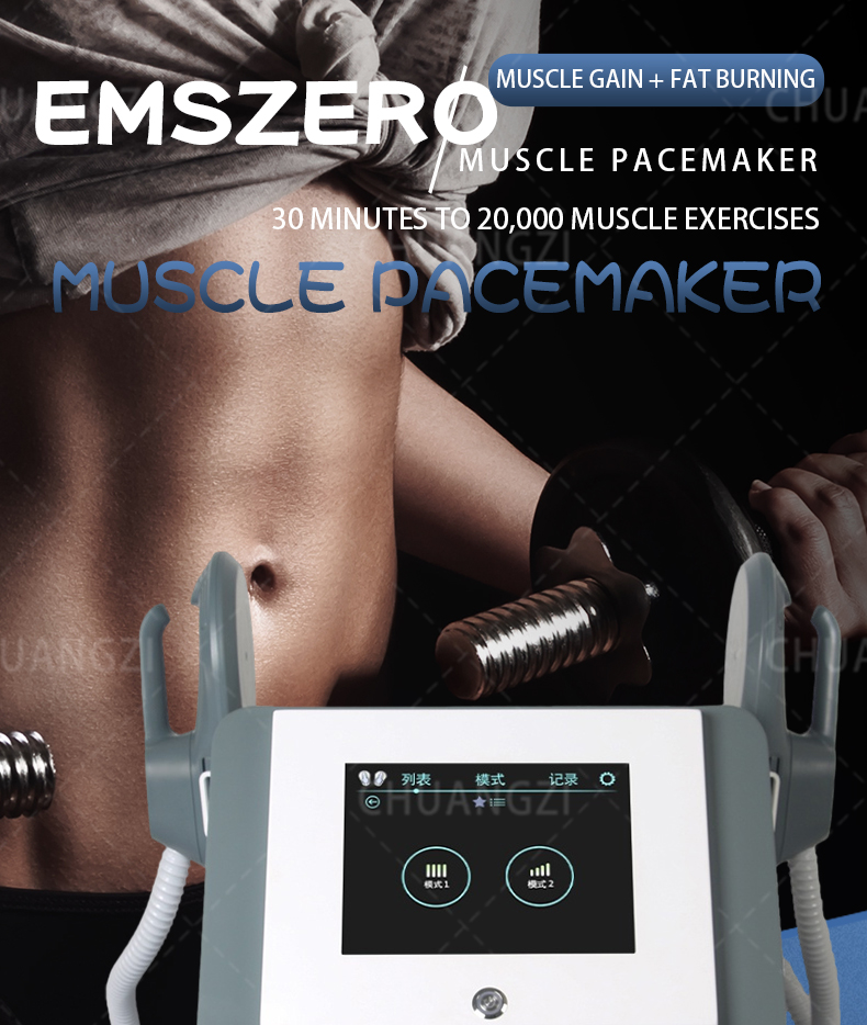 DLS Massager Machine Stimola il muscolo grasso Dimagrante Scolpisci Tesla R-F Emszero