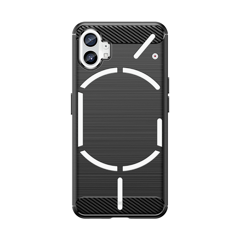 Case di carbonio niente Telefono 2 2A 1 Rugged Fibra di carbonio Case di disegno a filo testurbato TPU Copertura iPhone Samsung Xiaomi Redmi