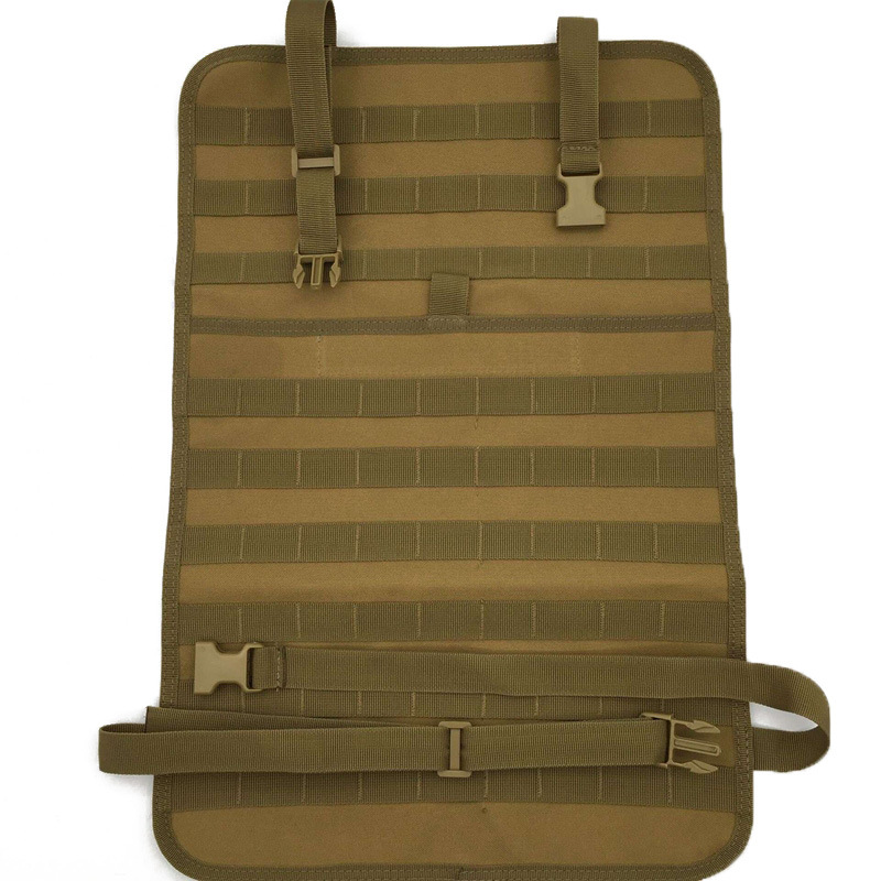 Organisateur tactique Molle universel pour siège arrière de voiture, rangement de voyage en plein air, protection arrière de siège de voiture en Nylon