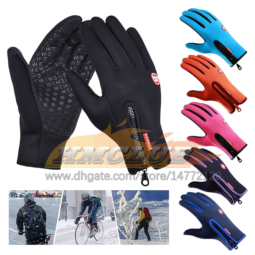 ST52 Guanti invernali antivento Guanti da sci da uomo Guanti da snowboard Guanti da motociclista tutte le stagioni Touch Screen Guanti da moto da neve