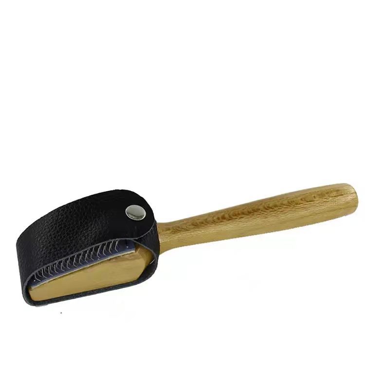 Brosse de nettoyage de chaussures de danse de nettoyeurs de fils de daim en bois pour chaussures