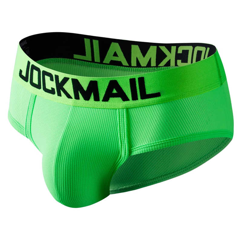 Jockmail Underwear Men Bikini Briefs Breathable Underpants Dry Ice