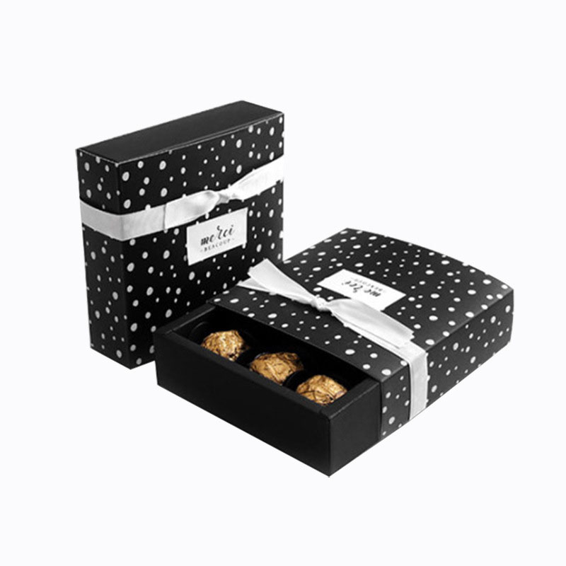 100 pièces présentoir de chocolat de saint-valentin boîte à bonbons cadeau de mariage décor de fête de noël fille femme rayures points 9x8.7x4cm petites boîtes d'emballage
