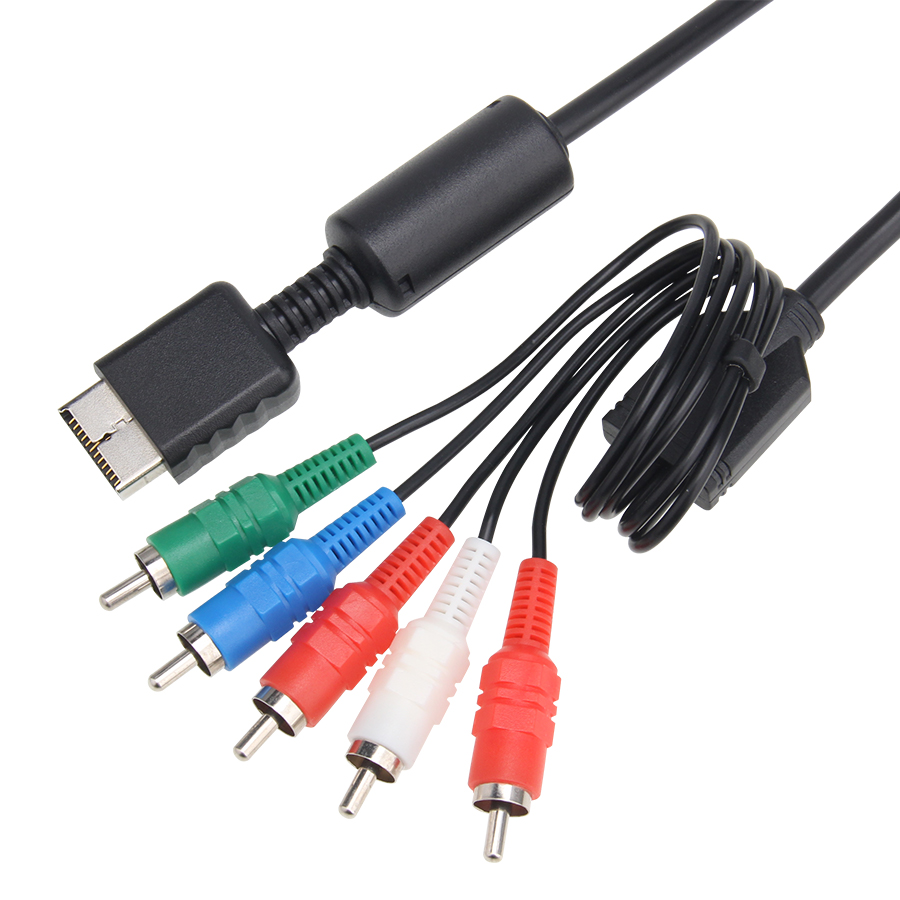 Câble audio-vidéo composite RCA multi-sorties HD 1,8 m Câble AV HDTV pour PS2 PS3