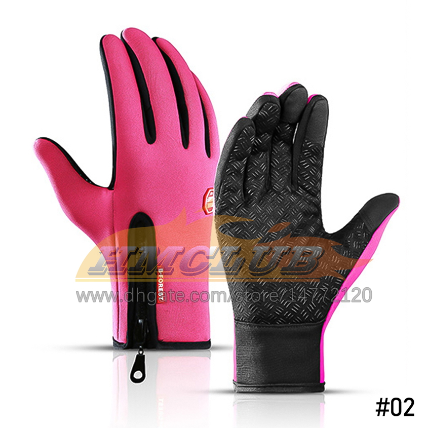 ST52 Guanti invernali antivento Guanti da sci da uomo Guanti da snowboard Guanti da motociclista tutte le stagioni Touch Screen Guanti da moto da neve